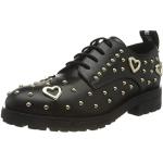 Zapatos negros de sintético de tacón con hebilla MOSCHINO Love Moschino talla 40 para mujer 