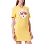 Vestidos amarillos de jersey de manga corta manga corta informales MOSCHINO Love Moschino talla M para mujer 