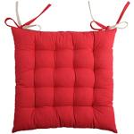 Cojines rojos de algodón para silla Lovely Casa 40x40 