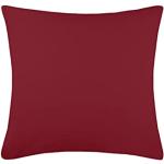 LOVELY CASA - Funda de Almohada – Modelo Cottage – Rojo – 65 x 65 cm – 100% algodón