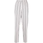 Pantalones ajustados blancos de poliester rebajados ancho W30 largo L31 con rayas Scotch & Soda para mujer 