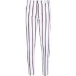 Pantalones ajustados blancos de poliester rebajados ancho W26 largo L29 con rayas Scotch & Soda para mujer 