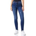 Jeans stretch azul marino ancho W30 desgastado LTB para mujer 
