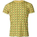 Camisetas deportivas multicolor de poliester manga corta transpirables Luanvi con motivo de cáctus talla S para mujer 