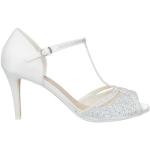 Zapatos blancos de cuero de tacón rebajados Luciano Barachini talla 36 para mujer 