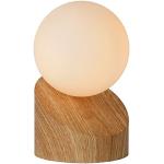 LUCIDE LEN - Lámpara de mesa - Ø 10 cm - 1xG9 - Madera clara