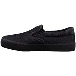 Zapatillas negras de goma de lona informales acolchadas talla 42,5 para hombre 
