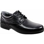 Luisetti 26853 Negro - Zapato Cordones Piel Profesional Fabricado en españa (45 EU, Negro)