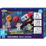 Luna-621591 Cars Puzzles, Multicolor, 41x28 cm (Di