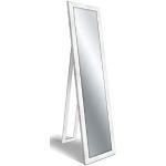 Espejos blancos de vidrio de pie 