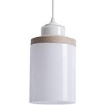 Lámparas colgantes blancas de vidrio de rosca E27 minimalista 