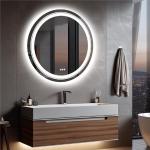 Espejos de baño sin marco modernos 90 cm de diámetro 