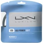 Luxilon Alu Power Soft 12.2 M Tennis Single String Plateado 1.25 mm