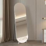 Espejos blancos de metal de baño sin marco modernos 