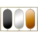 Espejos dorados de metal de baño industriales 