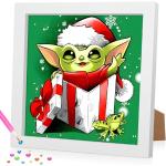 Decoración de Diamantes de Navidad Star Wars Yoda 