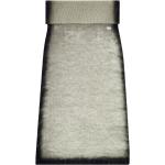 Faldas rectas grises de lana rebajadas por la rodilla con logo Diesel talla L para mujer 