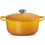 Accesorios amarillos de acero inoxidable de cocina  con logo Le Creuset 