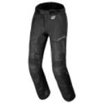 Pantalones negros de cuero de motociclismo impermeables, transpirables Macna talla XL para mujer 