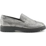 Zapatos grises de goma rebajados de otoño con tacón de 3 a 5cm Made in Italia talla 38 para mujer 
