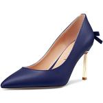 Zapatos azul marino de tacón talla 35 para mujer 
