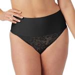 Maidenform Womens Tame Your Tummy Shaping Thong (DM0049) -BLACK LACE -S