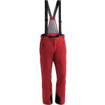 Pantalones rojos de esquí rebajados tallas grandes transpirables acolchados Maier Sports talla 5XL para hombre 