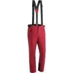 Pantalones rojos de esquí rebajados tallas grandes impermeables, transpirables acolchados Maier Sports talla XXL para hombre 