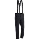 Pantalones negros de esquí rebajados tallas grandes impermeables, transpirables acolchados Maier Sports talla 5XL para hombre 