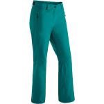 Pantalones verdes de esquí rebajados tallas grandes impermeables acolchados Maier Sports talla XXL para mujer 
