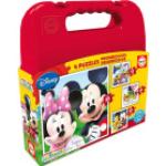 Maleta Puzzles Progresivos Mickey Mouse 12-16-20-25 De 3-6 Anos Educa Borras 16505 16505