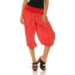 Pantalones rojos de piel capri fitness de verano ancho W36 Malito talla XXL para mujer 