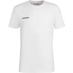 Camisetas deportivas orgánicas blancas de algodón rebajadas con logo Mammut talla XS de materiales sostenibles para hombre 