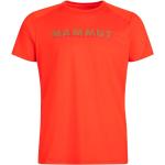 Camisetas deportivas rojas de poliester rebajadas con logo Mammut talla S para hombre 