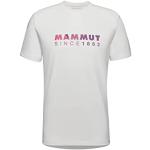 Camisetas deportivas blancas de algodón con logo Mammut Trovat talla M para hombre 