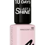 Manhattan Make-up Uñas Last & Shine Nail Polish No. 065 Innocent Love 8 ml