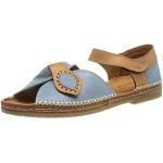 Sandalias azules de cuero de cuero Manitu talla 38 para mujer 