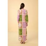 Vestidos largos multicolor de algodón rebajados maxi floreados Manoush talla L para mujer 