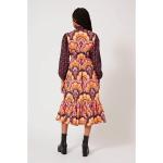 Manoush, Vestido Midi de Algodón Estampado Multicolor, Mujer, Talla: M