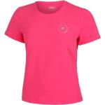 Camisetas rosas de algodón de manga corta manga corta Fila talla M para mujer 