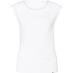 Marc Cain, Basic Wideeckline Camiseta White, Mujer, Talla: XL