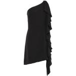 Vestidos asimétricos negros de poliester rebajados con escote asimétrico Marc Ellis talla XL para mujer 
