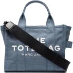 Tote bags azules celeste de lona con logo Marc Jacobs para mujer 