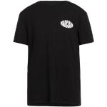 Camisetas negras de algodón de manga corta tallas grandes manga corta con cuello redondo con logo Guess Marciano talla XXL para hombre 