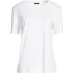 Camisetas blancas de algodón de manga corta manga corta con cuello redondo de punto Guess Marciano talla S para mujer 