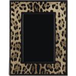 Marcos de fotos negros de papel leopardo Dolce & Gabbana 