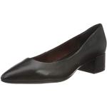 Zapatos negros de cuero de tacón Marco Tozzi talla 40 para mujer 