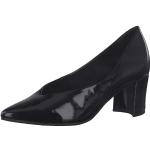 Zapatos negros de sintético de tacón rebajados Marco Tozzi talla 38 para mujer 