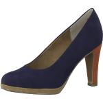 Zapatos azul marino de tacón Marco Tozzi talla 38 para mujer 