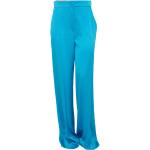 Pantalones acampanados azules de poliester rebajados MARELLA talla L para mujer 